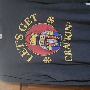 Christmas Sweatshirt Lets get Cracking.